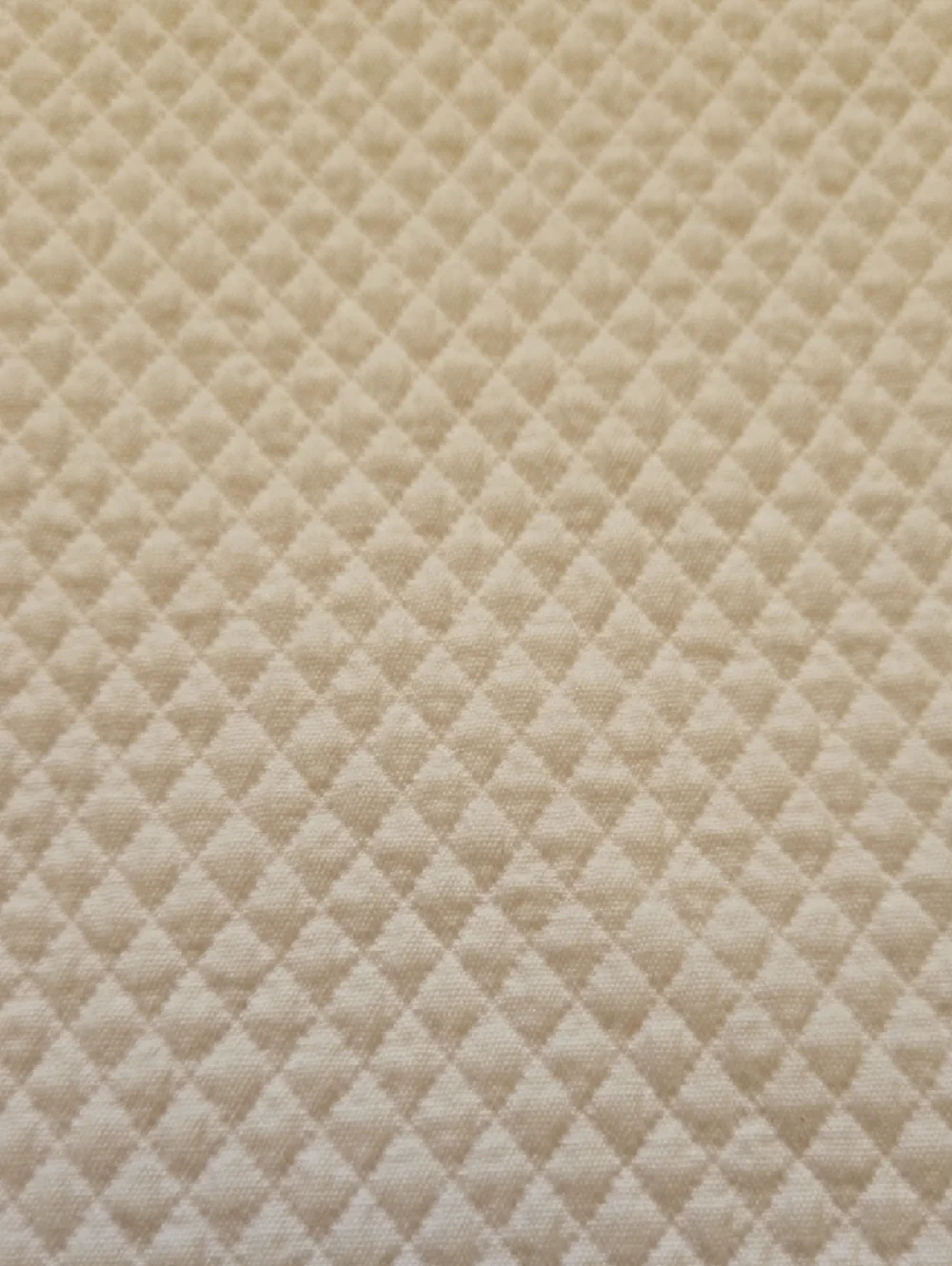 Restoration Hardware WHITE Diamond Matelasse Shower Curtain